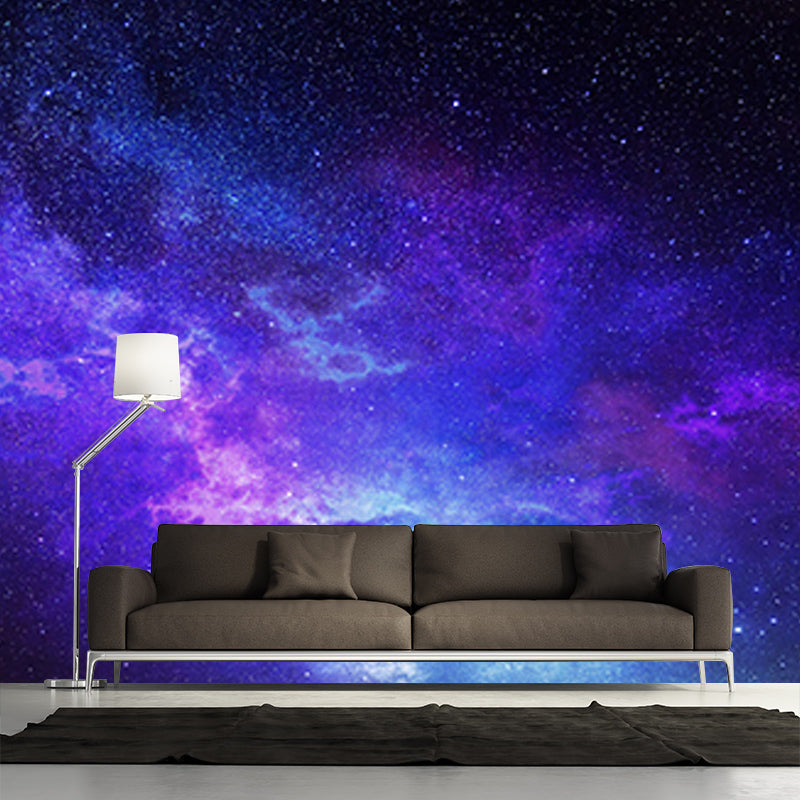 Bedroom Wall Mural Wallpaper Novelty Universe Mildew Resistant Wall Decor