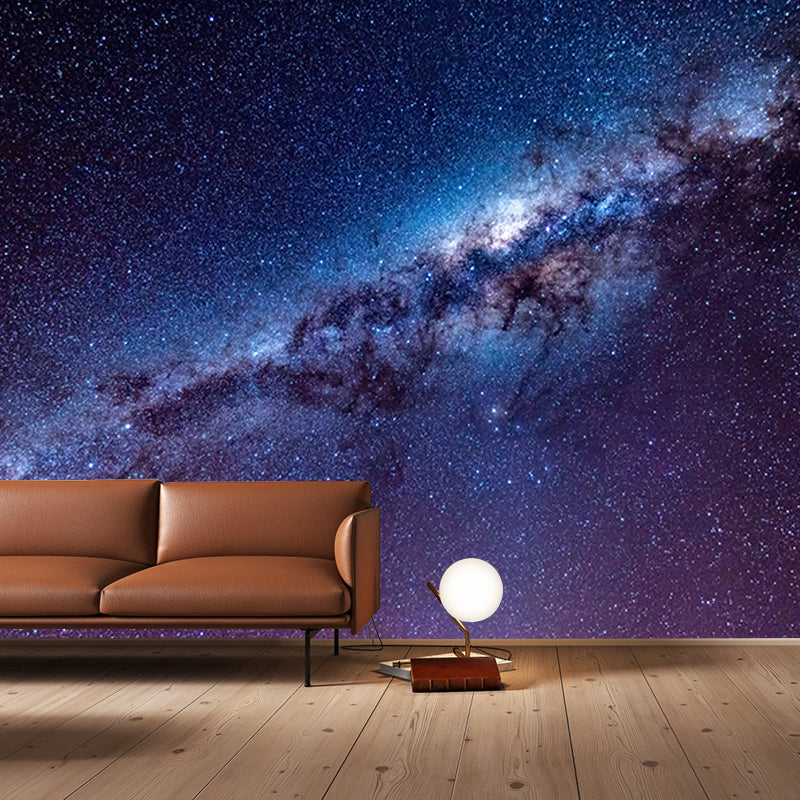 Universe Mural Wallpaper Novelty Mildew Resistant Living Room Wall Decor