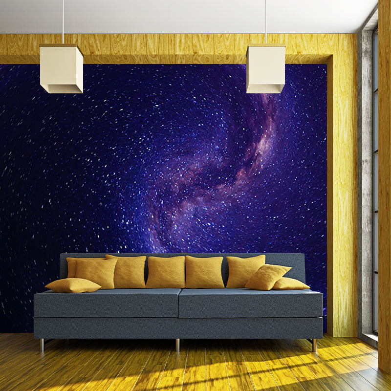 Living Room Wall Mural Wallpaper Novelty Universe Mildew Resistant Wall Decor