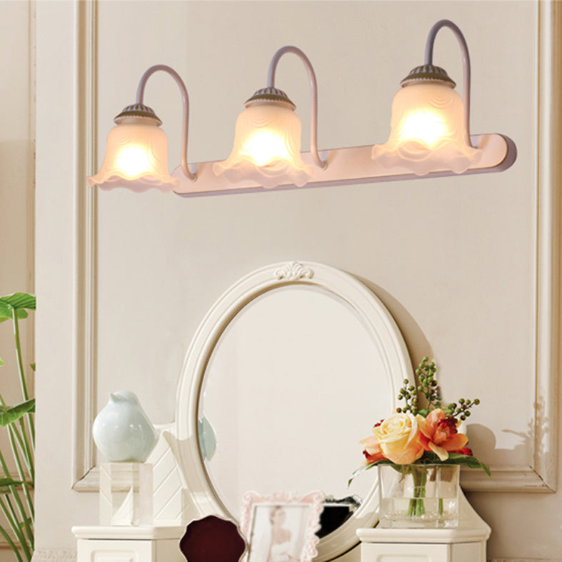 Modern Simple Makeup Mirror Light American Bathroom Glass Shade Mirror Lamp Fixture