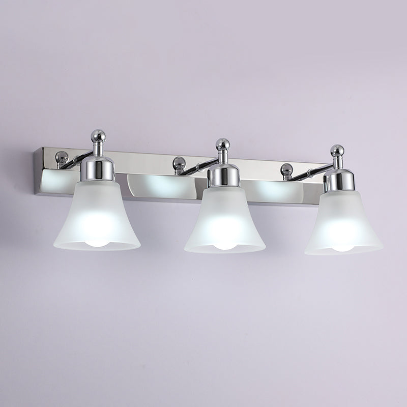 Modern Simple Makeup Mirror Light Nordic Bathroom Stainless Steel Mirror Lamp Fixture