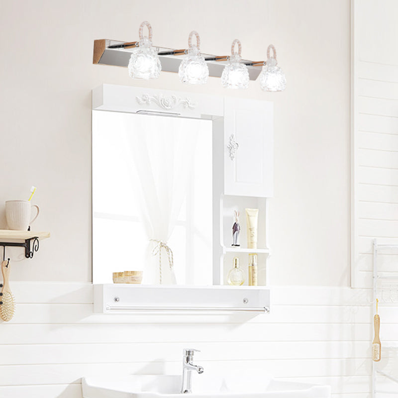 Modern Simple Mirror Light Noordse toilet Toilet Badkamer Glazen schaduw Mirror Lamp FIETE