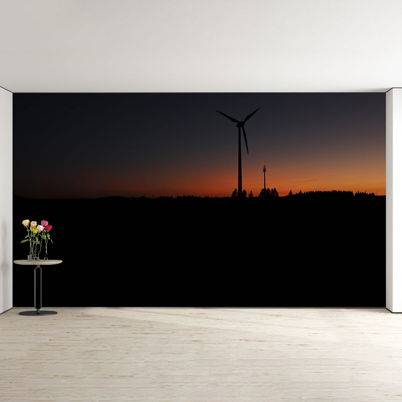 Windmill Environment Friendly Mural Wallpaper Room Wall Mural