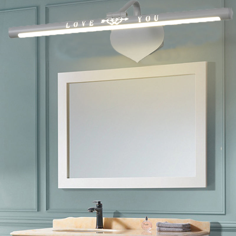 Noordse moderne spiegellicht Simple Strip Shape Mirror Lamp Fixture voor badkamer