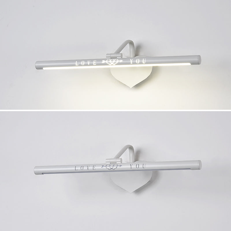 Noordse moderne spiegellicht Simple Strip Shape Mirror Lamp Fixture voor badkamer