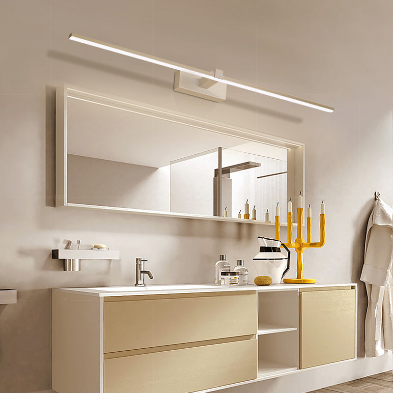 Nordic Modern Mirror Light Simple Long Strip Mirror Lamp Fixture for Bathroom