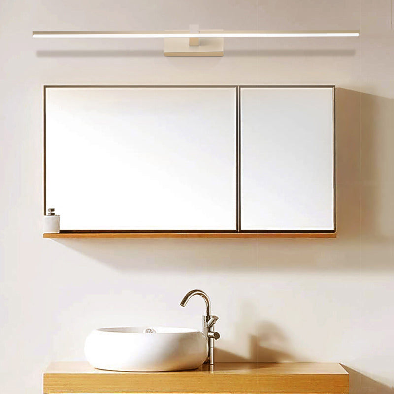 Nordic Modern Mirror Light Simple Long Strip Mirror Lamp Fixture for Bathroom