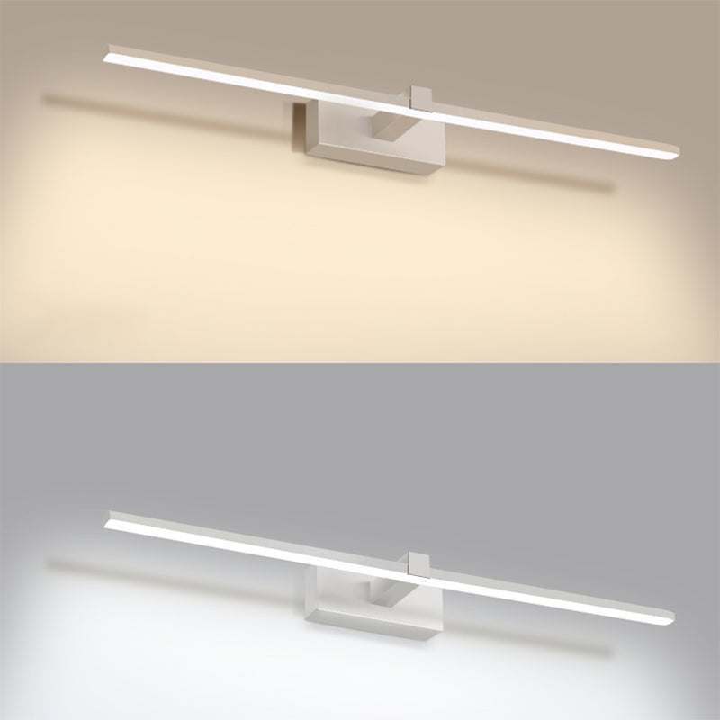 Nordic Modern Mirror Light Simple Long Strip Mirror Lamp Fixture for Bathroom