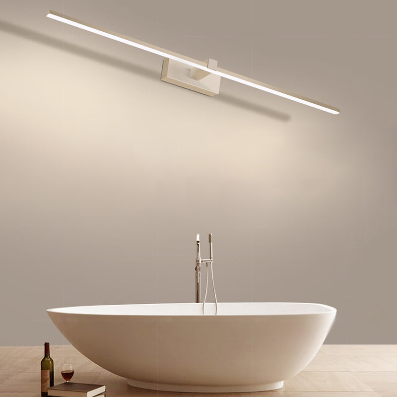 Nordic Modern Mirror Light Simple Long Strip Mirror Lamp Fixture for Bathroom