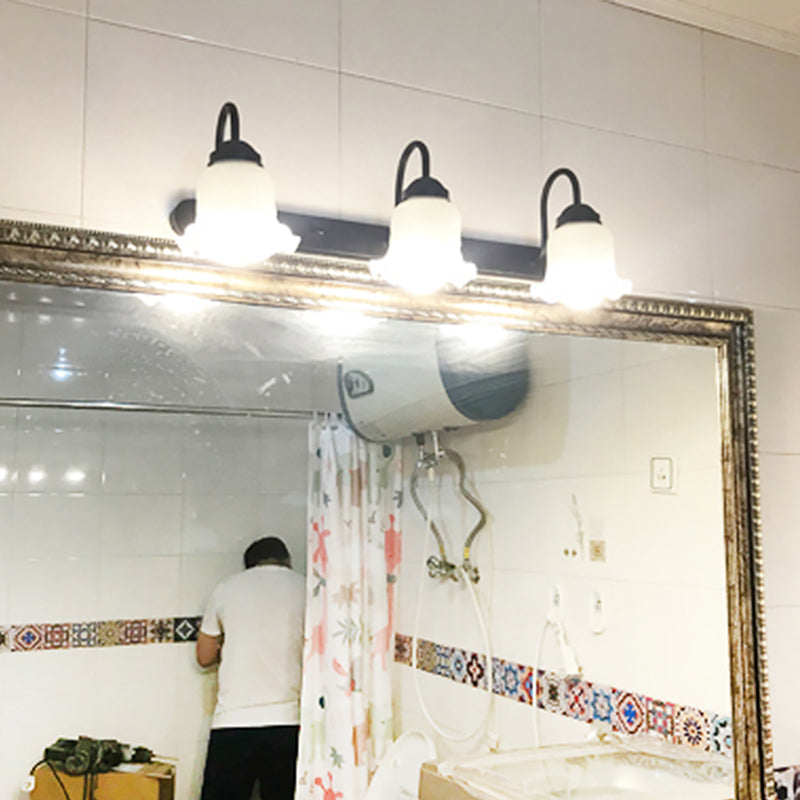 Luz de espejo de lámpara de espejo de maquillaje simple americano para el espejo de vidrio para el baño