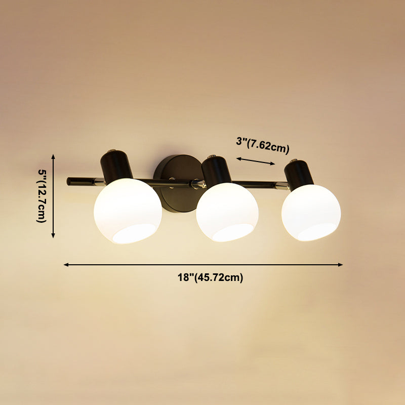 Luz de espejo de lámpara de espejo de maquillaje simple americano para el espejo de vidrio para el baño