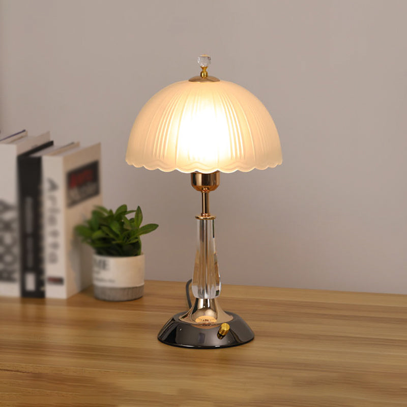 Nordic Simple Table Lamp Modern Style Glass Desk Lamp for Study Bedroom Living Room