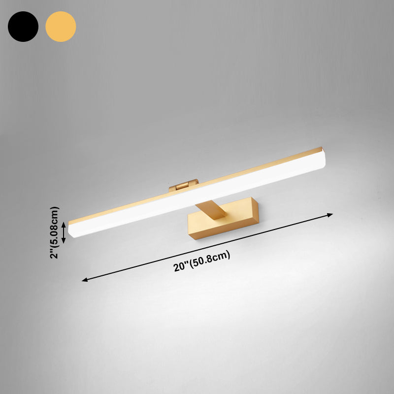 Modern Simple LED Makeup Mirror Lamp Bathroom Nordic Mirror Light Fixture