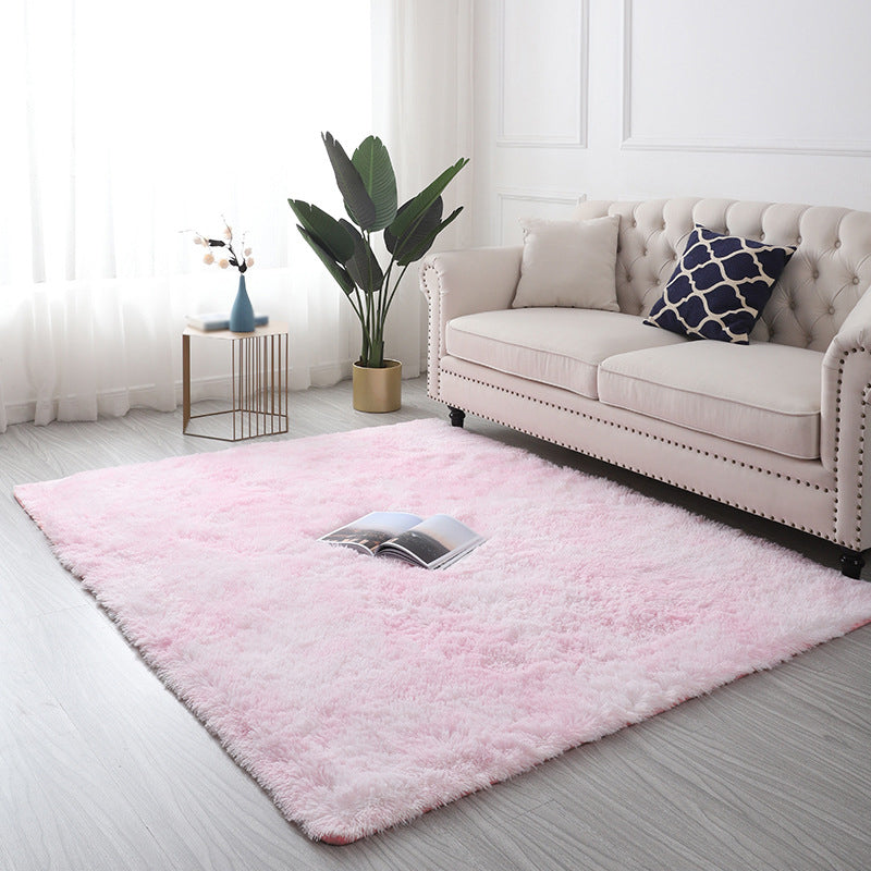 Tie Dye Plush Rug Living Room Rug Stain Resistant Indoor Rug for Home Decoration