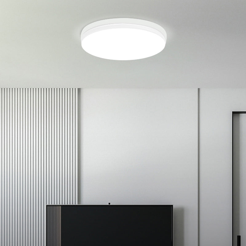 Lámpara de techo LED con forma geométrica, acrílico moderno, 1 luz, montaje empotrado para cocina