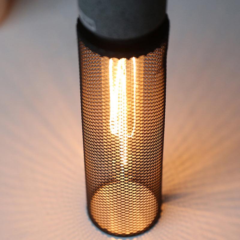 Lámpara colgante de luz de metal de estilo geométrico de sombra de tono colgante