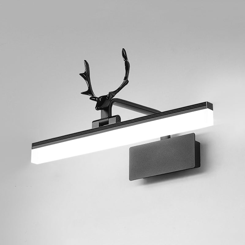 Modern Simple Antler Makeup Mirror Lamp Bathroom Nordic Mirror Light Fixture