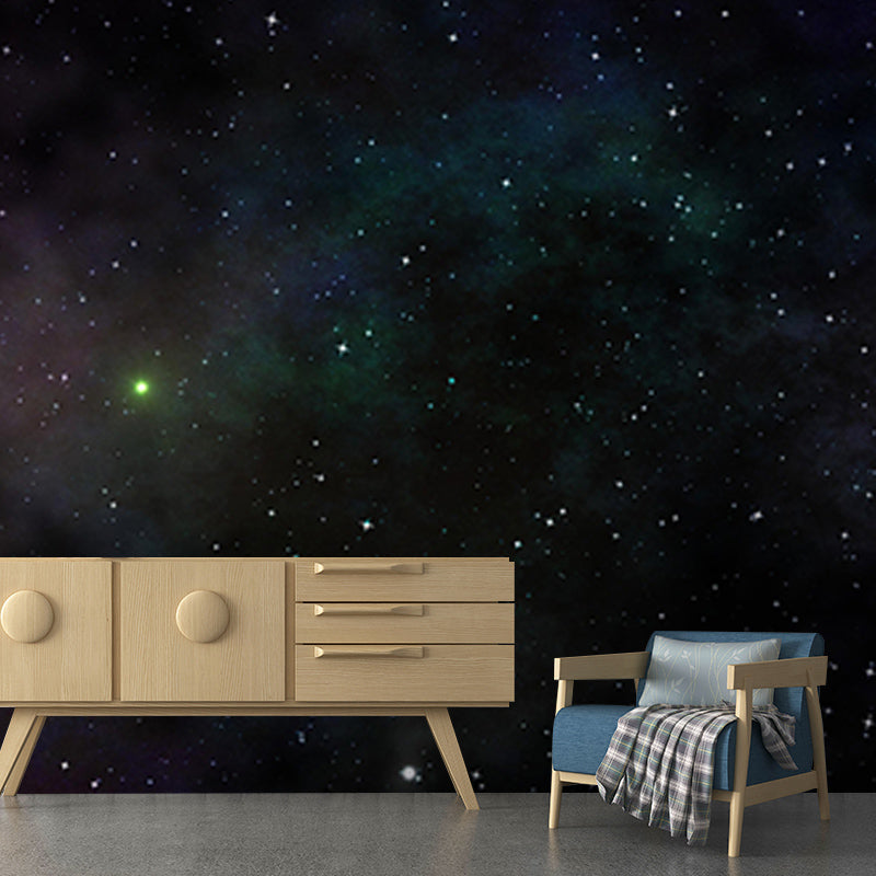 Galaxy 3D Print Environment Friendly Decorative Mural Novelty Style Universe Wall Art