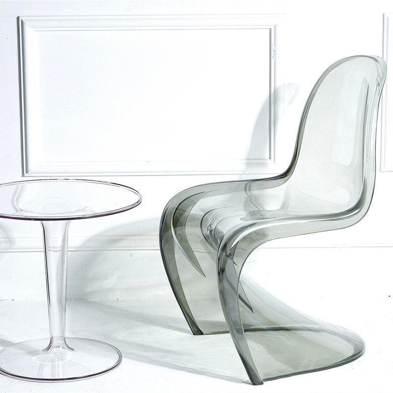 Sedie di plastica in stile scandinavo set sala da pranzo side side sedia