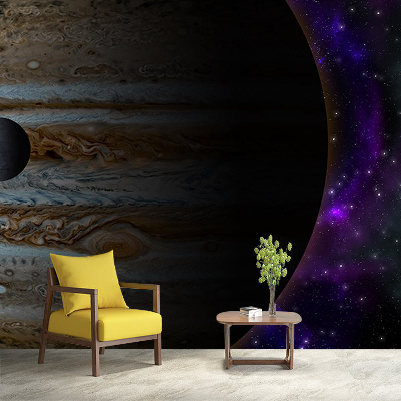 Universe Horizontal Illustration Mural Decorative Eco-friendly for Sleeping Room