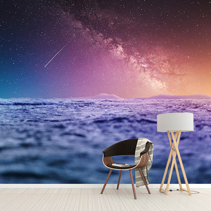 Universe Sky Horizontal Illustration Mural Decorative Eco-friendly for Living Room