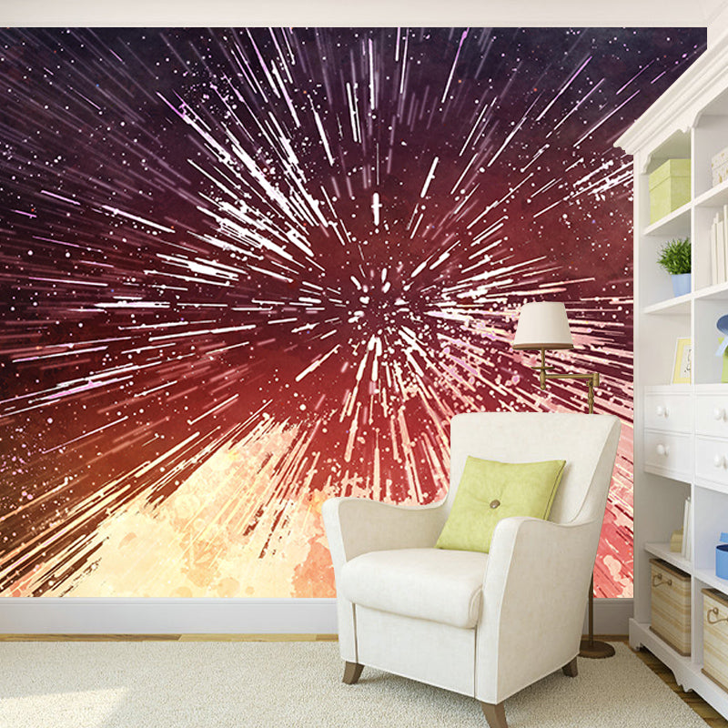 Universe Sky Horizontal Illustration Mural Decorative Eco-friendly for Living Room