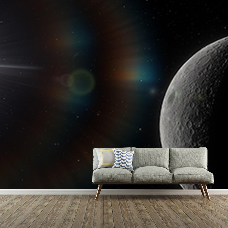 Galaxy Universe Horizontal Illustration Mural Decorative Eco-friendly for Bedroom