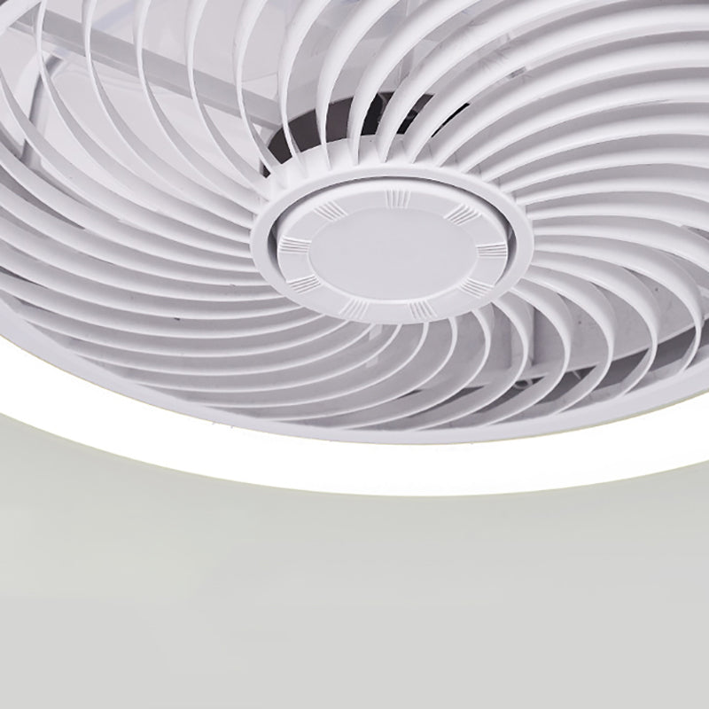 Éclairage de ventilateur de plafond en métal nordique