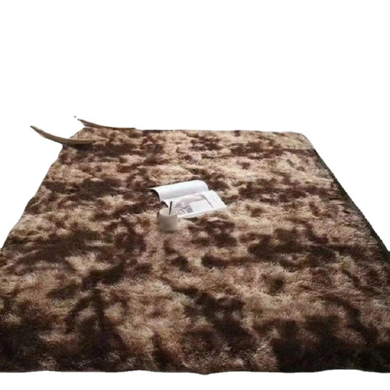 Tapis moderne en peluche de dye à cravate moderne