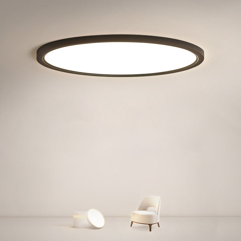 Semplicità Apparecchio di illuminazione a soffitto per montaggio a incasso Luce rotonda a LED montata a soffitto