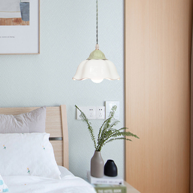 Forma ciotola illuminazione sospesa in stile industriale vetro multipla lampada sospesa per camera da letto