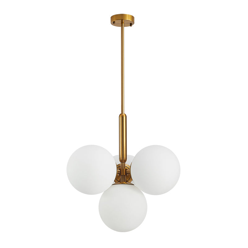 4 luminaires d'éclairage pendentif en verre modernisme