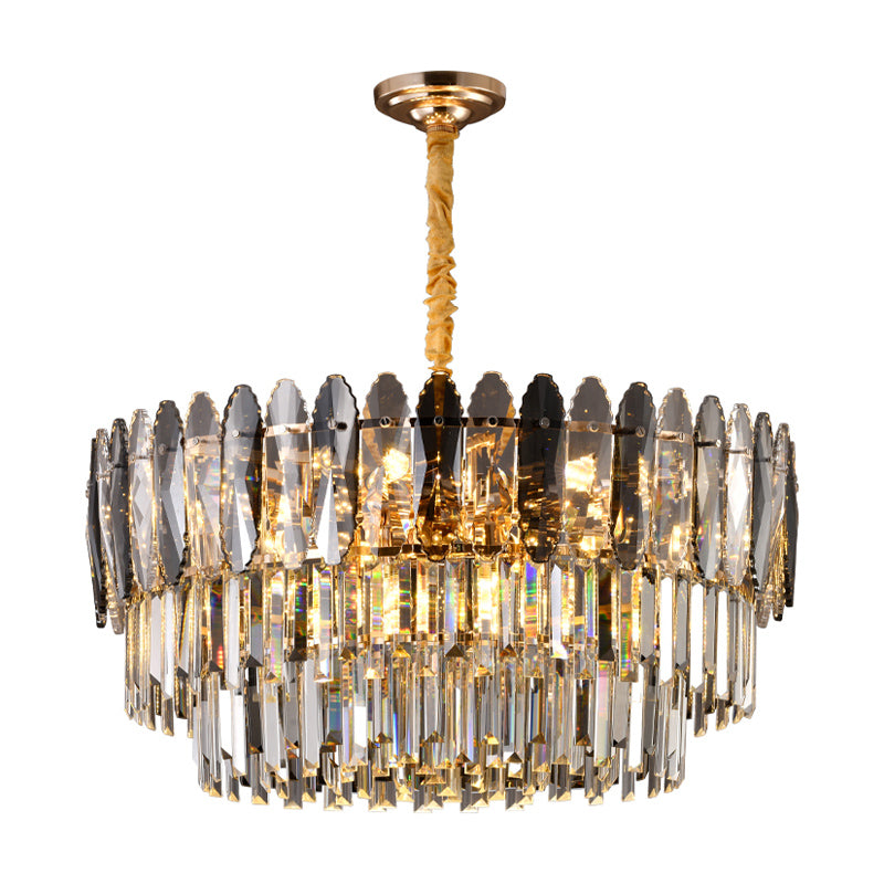 Pendre géométrique Lights Pending Crystal Pendant Lighting in Gold