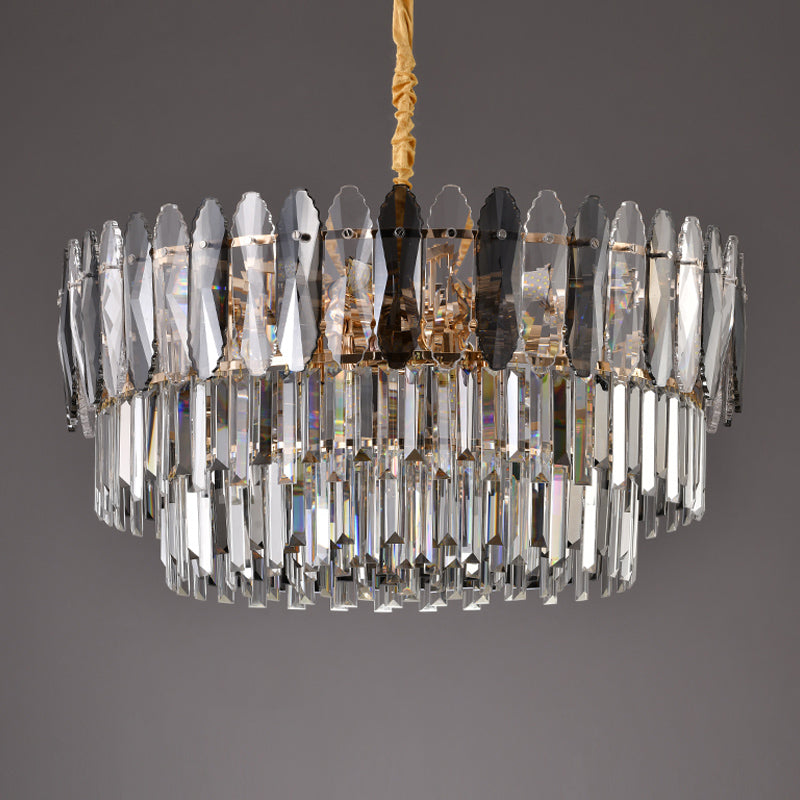 Pendre géométrique Lights Pending Crystal Pendant Lighting in Gold