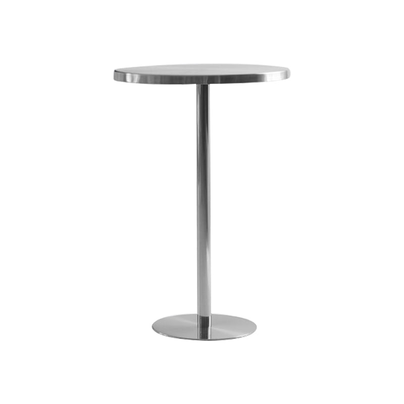 Industrial Style Stainless Steel Bar Table 42-inch Height Table for Coffee Shop