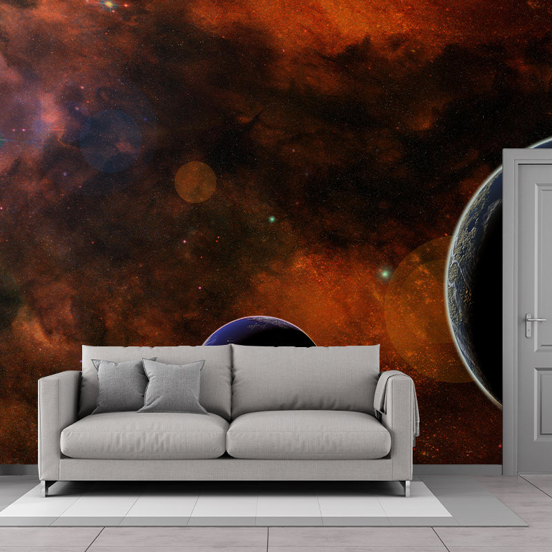 Mildew Resistant Wall Cosmic Galaxy Wallpaper Indoor Wall Mural