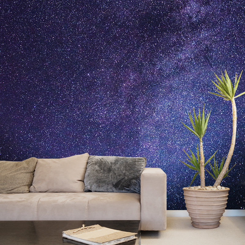 3D Space Mural Mildew Resistant Wall Cosmic Galaxy Wallpaper Sitting Room Wall Mural