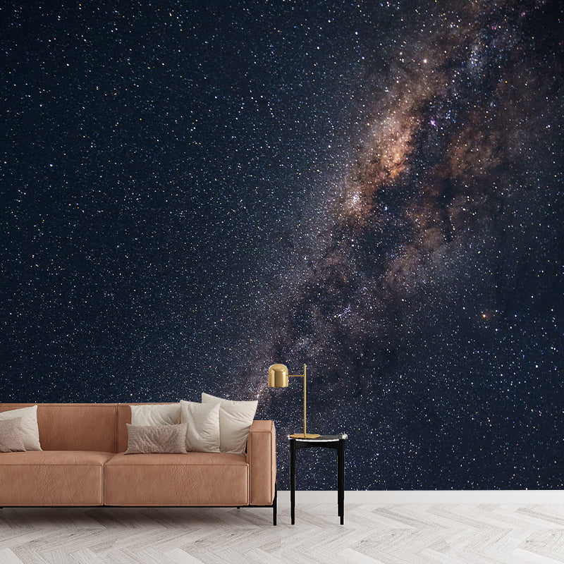 3D Space Mural Mildew Resistant Wall Cosmic Galaxy Wallpaper Sitting Room Wall Mural