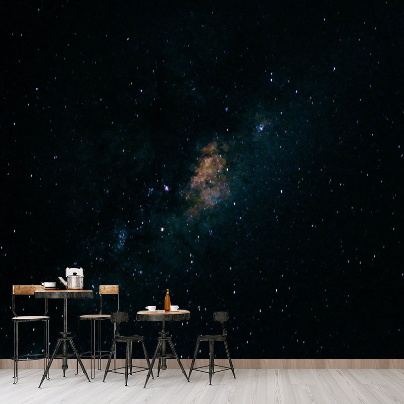 Space Mural Mildew Resistant Wall Cosmic Galaxy Wallpaper Bedroom Wall Mural