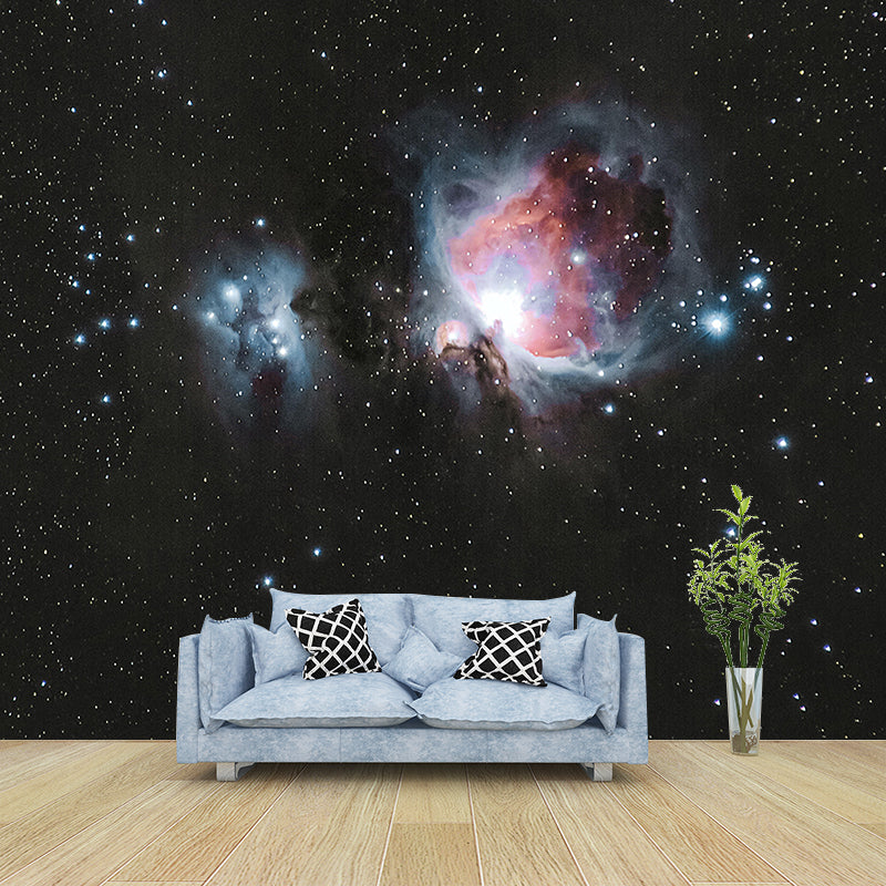 Vivid 3D Mural Mildew Resistant Wall Cosmic Galaxy Wallpaper Living Room Wall Mural