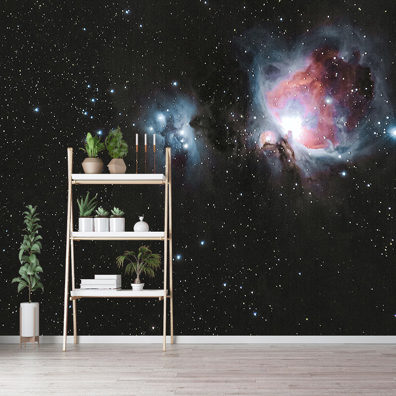 Vivid 3D Mural Mildew Resistant Wall Cosmic Galaxy Wallpaper Living Room Wall Mural