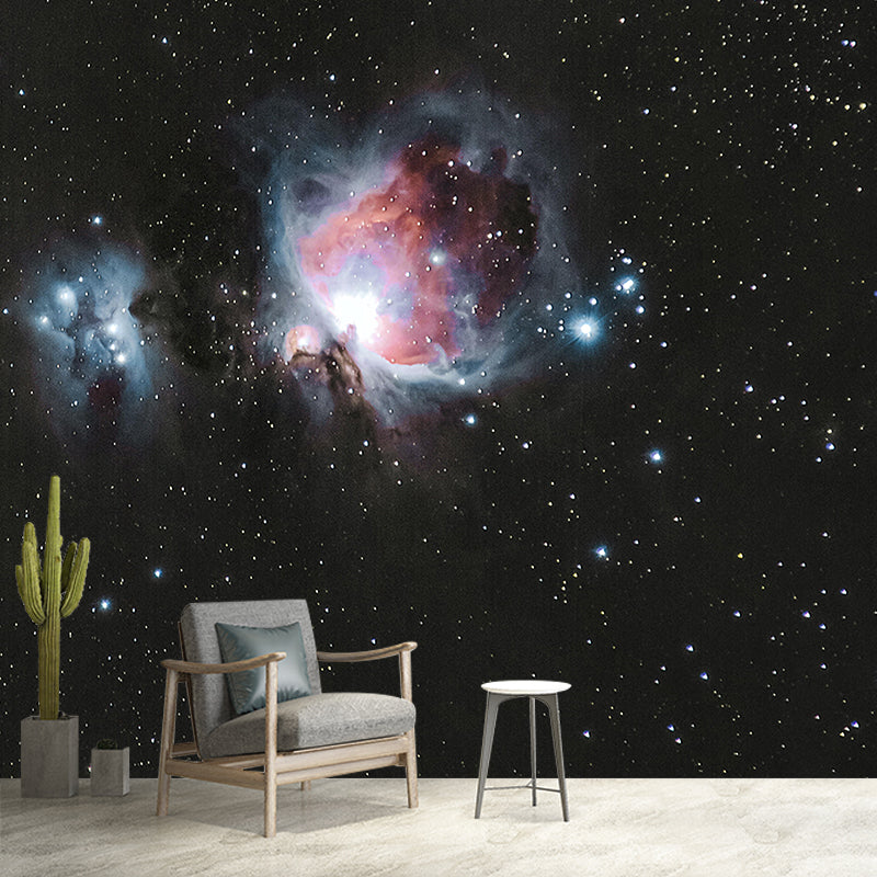 Vivid 3D Mural Mildew Resistant Wall Cosmic Galaxy Wallpaper Living Room Wall Mural