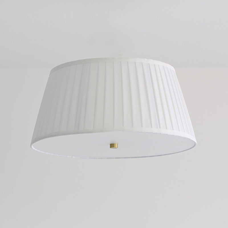 Luminaire encastré à tambour en tissu, plafonnier traditionnel pour salle à manger