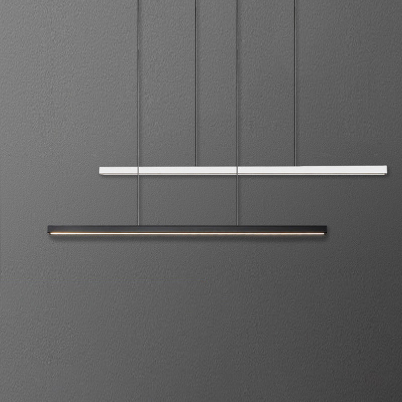 LED Long Linear Island Light Nordic Modern Modern Dining Dining Room Pendant Lightture