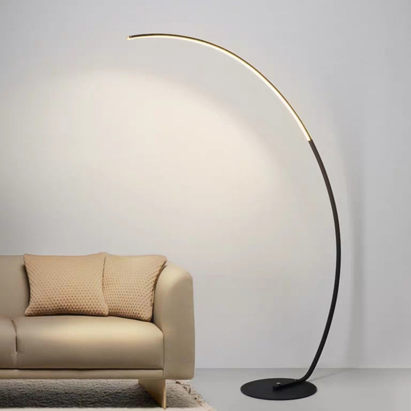 Metal Funnel Shape Floor Lamp Modern Style 1 Light  Floor Lamp Fixture