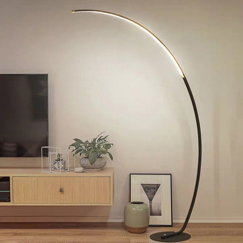 Metal Funnel Shape Floor Lamp Modern Style 1 Light  Floor Lamp Fixture