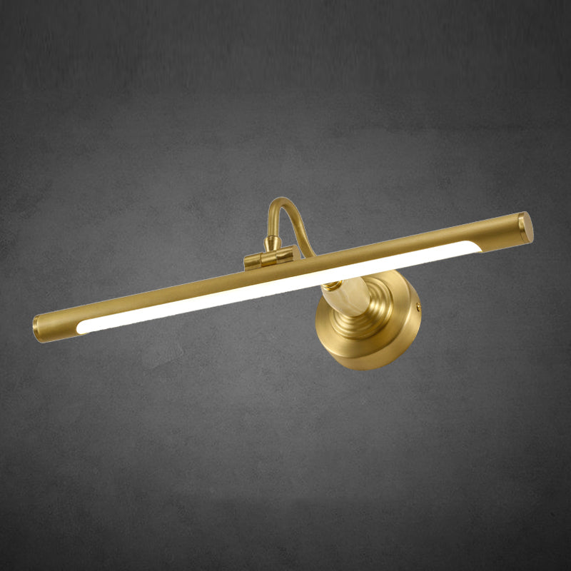 Linear Metal Wall Donce Modern Style 1 Light Light Lighting Light en latón