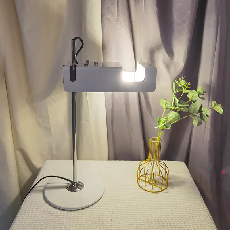 Metal Geometric Night Table Lamp Modern Style 1 Light Table Light