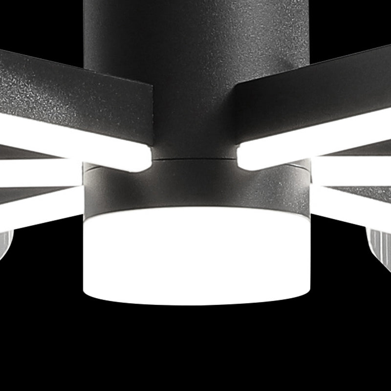 Acrylique Black suspendu suspension des lampes suspendues contemporaines pour le salon