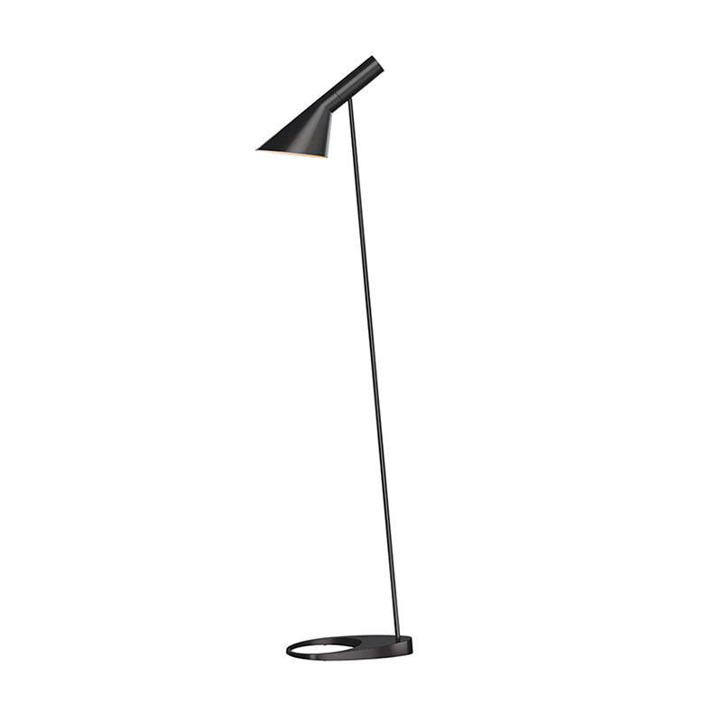 Metal Funnel Shape Floor Lamp Modern Style 1 Light  Floor Lamp Fixture